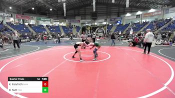 120 lbs Quarterfinal - Kona Fandrich, Darkhorse WC vs Ryan Nutt, Pinedale Pummelers WC