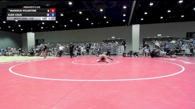 144 lbs Cons. Round 4 - Mandius Volentine, IA vs Alex Cole, OK