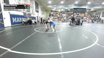 100 lbs Cons. Round 4 - Summer Mendoza, Tahquitz vs Natalie Nguyen, Fountain Valley