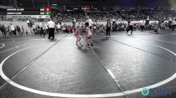 49 lbs 3rd Place - Denver Allen, Barnsdall Youth Wrestling vs Amavi Cline, Coweta Tiger Wrestling