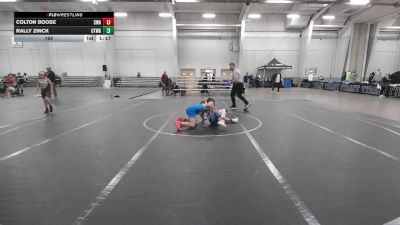 160 lbs Round 5 (8 Team) - Colton Boose, Savage WA vs Rally Zinck, CTWHALE Green