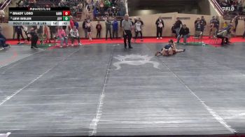 70_B lbs Consolation - Brady Loro, Garnet Valley vs Levi Sisler, Jefferson Morgan