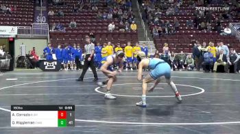 160 lbs Consolation - Aj Corrado, Burrell Hs vs Quentyn Riggleman, Chestnut Ridge Hs