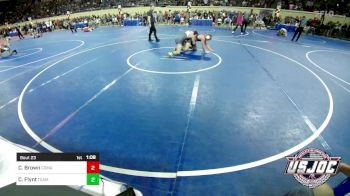 155 lbs Round Of 32 - Cord Brown, Comanche vs Colton Flynt, Team Choctaw