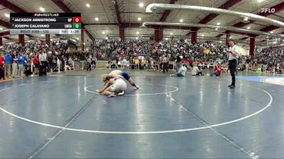 132 lbs Semifinal - Jackson Armstrong, White Pine vs Joseph Calavano, Lake Mead Christian Academy