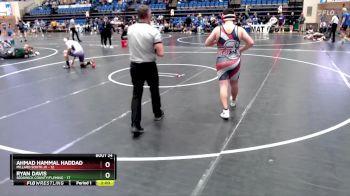 190 lbs Round 3 - Ryan Davis, Sedgwick County/Fleming vs Ahmad Hammal Haddad, Millard South JV