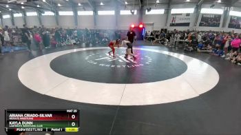 132 lbs 1st Place Match - Ariana Criado-Silvar, ReZults Wrestling vs Kayla Dunn, Labyrinth Wrestling Club