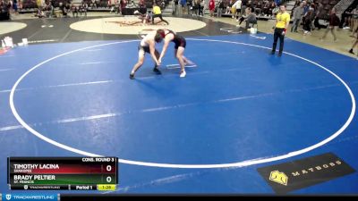 182 lbs Cons. Round 3 - Timothy Lacina, Shakopee vs Brady Peltier, St. Francis