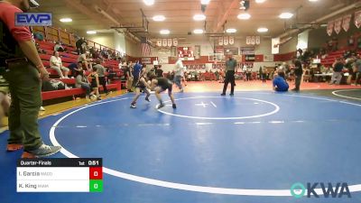 64-67 lbs Quarterfinal - Iver Garcia, Wagoner Takedown Club vs Koen King, Miami