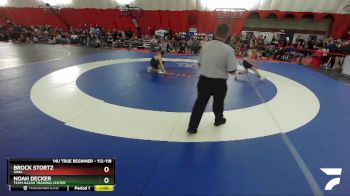 112-118 lbs Round 1 - Brock Stortz, Iowa vs Noah Decker, Team Nazar Training Center