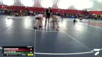 144 lbs Round 3 (4 Team) - Shaunn Reyes, Pequot Lakes/Pine River Backus vs Jackson McGuire, Iowa Grant/Highland