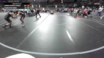 90 lbs Quarterfinal - Lorena Ramos Oviedo, Apex vs Charlotte Weiss, Livingston