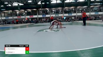 106-116 lbs Semifinal - Austin Brown, Purler Wrestling vs Julius Avendano, Gomez Rtc