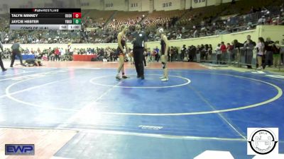 123 lbs Consi Of 16 #1 - Jaycie Hester, Yukon Middle School Girls vs Talyn Minney, Cushing