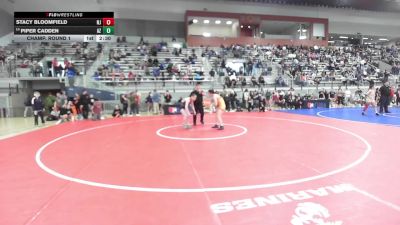 U23 Women - 59 lbs Champ. Round 1 - Stacy Bloomfield, NJ vs Piper Cadden, AZ