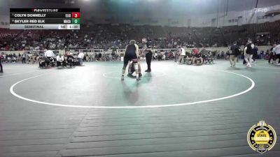 B5A-190 lbs Semifinal - Colyn Donnelly, Elgin vs Skyler Red Elk, MacArthur