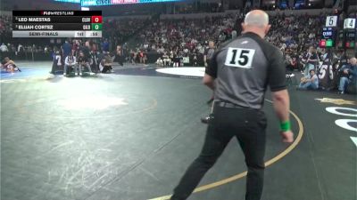 138 lbs Semifinal - Leo Maestas, Clovis North (CS) vs Elijah Cortez, Gilroy (CC)