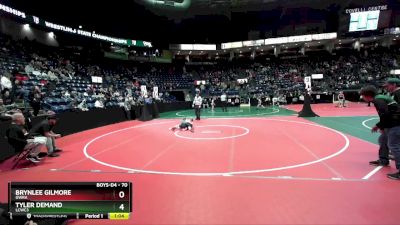 70 lbs Quarterfinal - Brynlee Gilmore, GWRA vs Tyler Demand, LCWC3