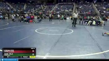 3A 145 lbs Cons. Round 3 - Sage Tala, Parkwood vs Logan Fite, Central Academy