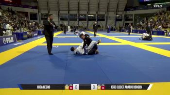 João Cleber Araújo Borges vs Luca Negro 2025 World Jiu-Jitsu IBJJF Championship