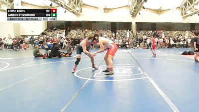 197-H lbs Quarterfinal - Ethan Leidig, Pro-ex Wrestling Club vs Landon Fitzsimons, Iron Faith Wrestling