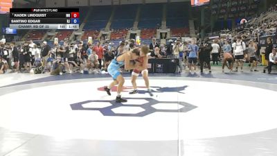 120 lbs Champ. Rd Of 32 - Kaden Lindquist, Minnesota vs Santino Edgar, New Jersey