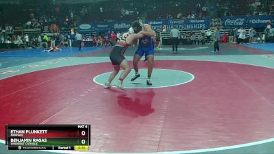 D 2 215 lbs Cons. Round 5 - Benjamin Ragas, Vandebilt Catholic vs Ethan Plunkett, Parkway