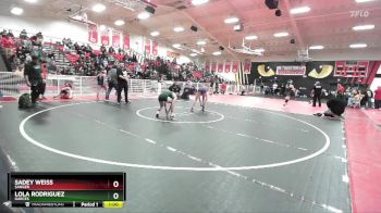 120 lbs Cons. Round 4 - Lola Rodriguez, Garces vs Sadey Weiss, Sanger