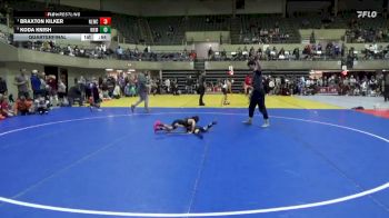 50 lbs Quarterfinal - Braxton Kilker, No Limit Wrestling Club vs Koda Knish, WEM/JWP