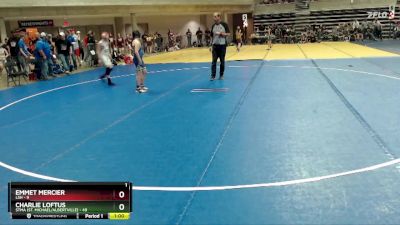 102 lbs Quarterfinals (8 Team) - Charlie Loftus, STMA (St. Michael/Albertville) vs Emmet Mercier, LSH