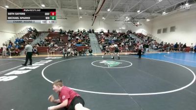165 lbs Champ. Round 2 - Michael Sparks, Wind River vs Seth Sayers, Cody