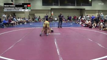 150 lbs Round 3 (6 Team) - Massimiliano Pellicano, Venice Takedown Club vs Micah Thomas, Black Creek WC
