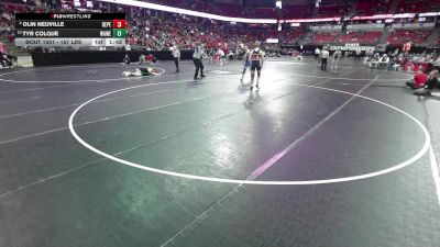 157 lbs Champ. Rd Of 16 - Tyr Colque, Waukesha West vs Olin Neuville, De Pere