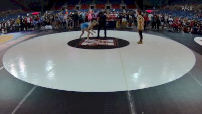 110 lbs Cons 8 #2 - Reanah Utterback, IA vs Caley Graber, MN