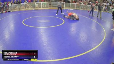 136 lbs Round 3 - Nelly Lozano, Hillsboro Mat Club vs Padince Harris, HotShots Wrestling