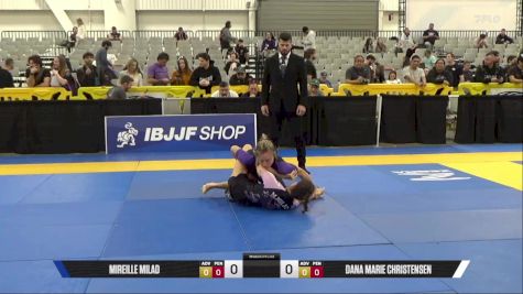 Dana Marie Christensen vs Mireille Milad 2025 World IBJJF Jiu-Jitsu No-Gi Championship