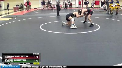 125 lbs Round 1 - Joseph-Rodney Troyer, Pacific (OR) vs Brayden Conception, Unatattched