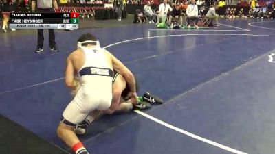 3A-106 lbs Cons. Semi - Lucas Reeder, Pleasant Valley vs Abe Heysinger, Dubuque Hempstead