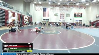 120 lbs Quarterfinal - Piper Anderson, Grace vs Shelby Prather, Potlatch