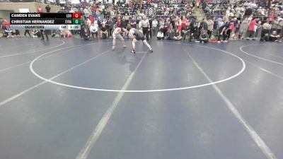 138B lbs Cons. Sub-quarters - Christian Hernandez, Syracuse vs Camden Evans, Lehi