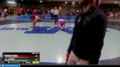 184 lbs Cons. Round 1 - RC Morris, University Of The Ozarks (Arkansas) vs Nawab Singh, Schreiner University