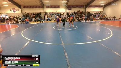 150B Quarterfinal - Skyler Given, Campbell County vs Isaiah Braxton, Natrona County