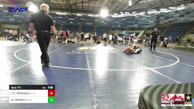 138 lbs Semifinal - Chancellor Mathews, Black Fox Wrestling Academy vs Kellen Wolbert, Askren Wrestling Academy