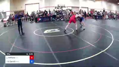 92 kg Cons 16 #2 - Joshua Anthony, Blairstown Wrestling Club vs Sean Carroll, Kansas City Training Center