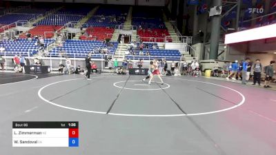 126 lbs Rnd Of 128 - Logan Zimmerman, Nebraska vs Wyatt Sandoval, California