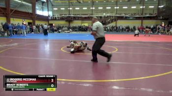 126 lbs Champ. Round 1 - JJ (Rogers) McComas, Stillwater vs Brady Roberts, Parkersburg South