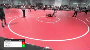 138 lbs Round Of 32 - Braden Priest, Driller WC vs Octavius Parker, Carlsbad WC