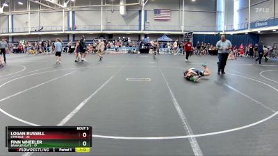 80 lbs Round 3 (4 Team) - Logan Russell, CTWHALE vs Finn Wheeler, Brawler Elite