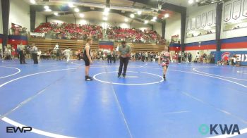 130 lbs Rr Rnd 1 - Joslynn White, Skiatook Youth Wrestling vs Theo Gelles, Perry Wrestling Academy