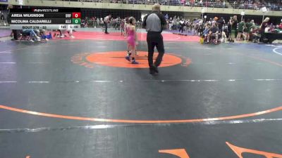 55 lbs Consi-qtrs - Areia Wilkinson, Drifting vs Nicolina Caldarelli, Allentown